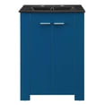 thumbnail image 3 of Sink Vanity Cabinet, Melamine, Blue Navy Black, Modern Contemporary Urban Design, Hotel Bedroom Bathroom Master Suite Guest, 3 of 10