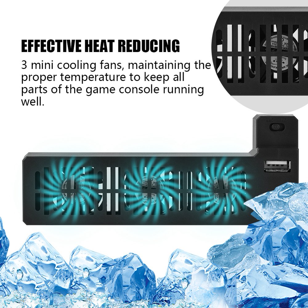 Cooler for XBOX, USB Cooling Fan,Portable Heat Reducing USB External