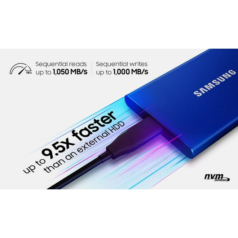 Samsung Portable SSD T7 2000 GB Gris (MU-PC2T0T/WW)