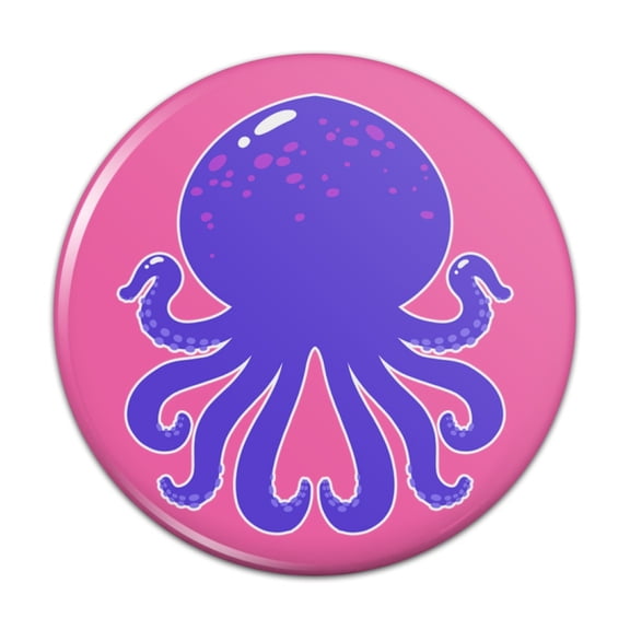Cute Octopus Tentacles Ocean Pinback Button Pin