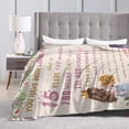 thumbnail image 4 of LHSHID 15th Birthday Gifts for Girls Sweet 15 Gifts for Girls Gifts for 15 Year Old Girl 15th Birthday Blanket 15th Birthday Decorations Blankets for Girls 30x40in, 4 of 6