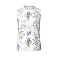 thumbnail image 6 of Picia Lavender Flowers mens Cotton Tank Undershirts , Moisture-wicking Ribbed Tanks, Lightweight Cotton Tank Undershirts-X-Large, 6 of 8