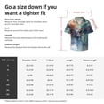 thumbnail image 5 of Yiaed Ink Style Wave Dragon Print Mens Casual Wrinkle Free Shirts Short Sleeve Button Down Summer Stretch Dress Shirt-Small, 5 of 5