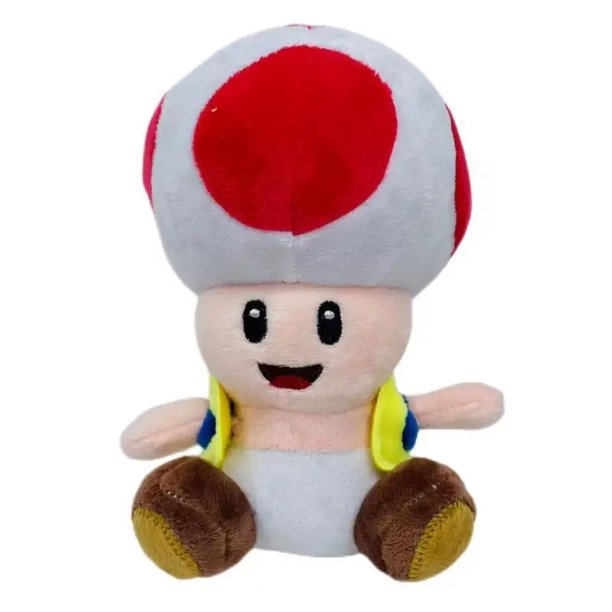 Muñeco de peluche de Anime Super Mary para niños, muñeco de peluche Kawaii de Luigi, Mushroomer, Mario, Peach, juguetes de peluche suaves, decoración, regalos de cumpleaños