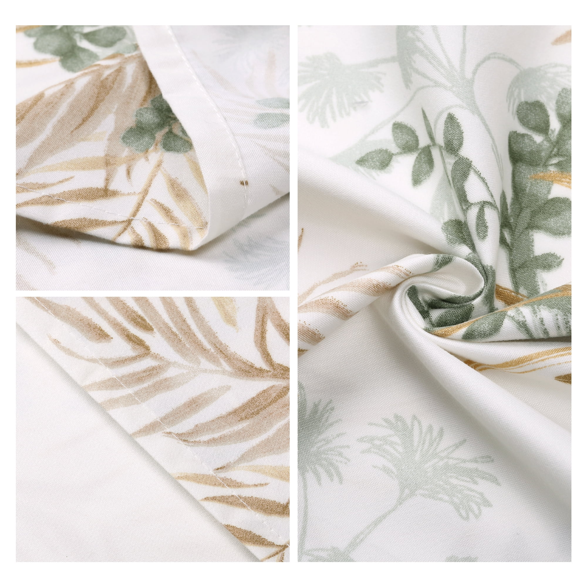 Unique Bargains Pillowcase with Envelope Closure Floral Pillow Cases Queen Yellow