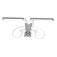 thumbnail image 4 of Storage Hook Rack Multipurpose Strong Bearing Capacity Waterproof Punch Free Towel Rack Holder for Home Grey, 4 of 6
