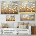 thumbnail image 4 of Designart "Whispering Gardens Of Beige Wildflowers III" Wildflowers Floater Framed Canvas Prints, 4 of 5