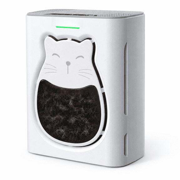 P365White-Gray H13 HEPA Washable Filter Pet Air Purifier for Large Rooms 2200 Ft²