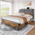thumbnail image 3 of Large Washable Vintage Area Rugs 9x12 – Non-Slip Low Pile Carpet, Floral Design for Living Room, Bedroom, Dining, Office(Gray), 3 of 7