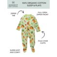 thumbnail image 3 of Honest Baby Clothing Organic Cotton Boy/Girl Long Sleeve Sleep N Play, Newborn to 9 Months, 3 of 7