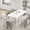 White + Slate, variant on Industrial Dining Table for 6-8 People, Wooden Rectangle Long Dinner Kitchen Table with Metal Legs, Round Corners, Writing Office Desk for Dining Room, Living Room