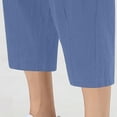 thumbnail image 6 of Maean Big and Tall Capri Pants for Mens Knee Length Elastic Waist Cropped Trousers Capris with Pockets, 6 of 7
