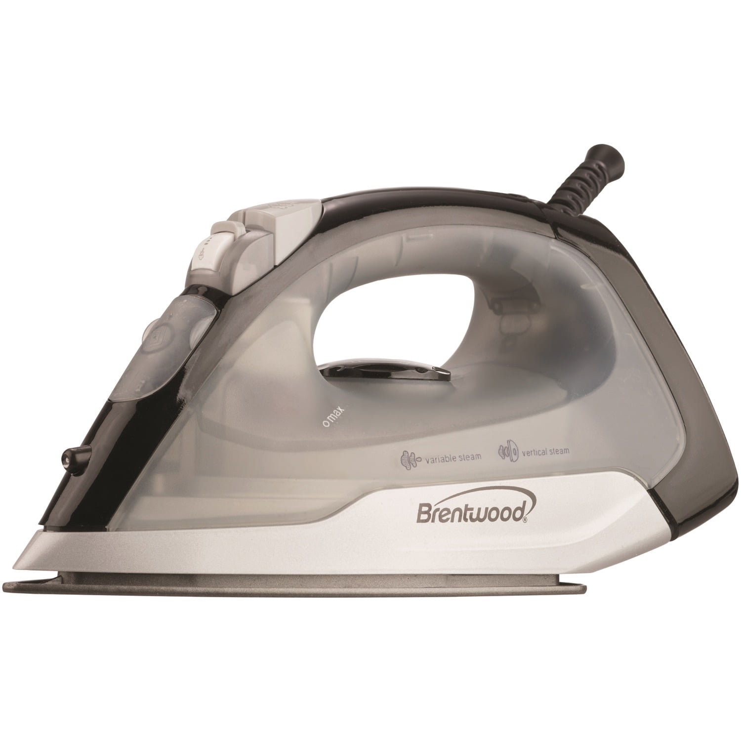 Brentwood Nonstick Steam Iron (Black), MPI-53PT