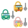 thumbnail image 1 of 1 Set Kids Early Learning Locks Toys with Keys Numbers Matching Locks Educational Unlocking Toys for Boys Girls, 1 of 9