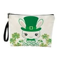 thumbnail image 2 of Clearance St. Patrick's Day Cosmetic Bag Outdoor Multi Function Portable Cosmetic Bag Household Zipper Toiletry Bag Small Wallet, 2 of 6