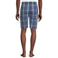 thumbnail image 5 of Hanes Men's and Big Men's Stretch Sleep Jam Shorts, 2-Pack, Sizes S-5X, 5 of 5