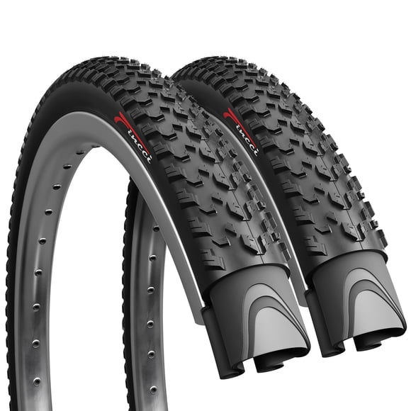 Fincci Pair 275 x 210 Mountain Bike Tire 54-584 Foldable Tires for Road MTB Mud Dirt Offroad Bicycle - 275x210 Tire Pack of 2