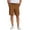 Brown, variant on COOFANDY Men's Flat Front Shorts Casual Classic Fit 7" Elastic Waist Drawstring Walking Shorts with Pockets