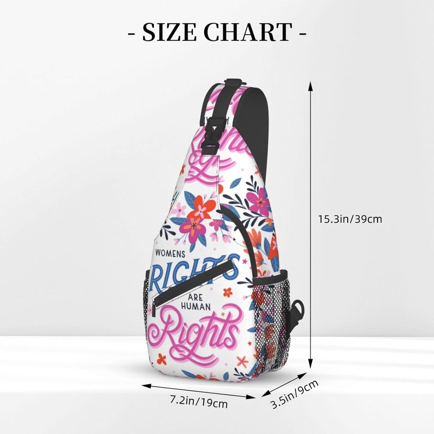 Women's Equality Day Sling Bag Crossbody Hiking Travel Chest Bags Backpack Shoulder Daypack for Women Men