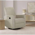 thumbnail image 4 of Evolur Raleigh Nursery Glider Recliner and Rocking Chair in Tan, 360° Swivel Motion, Multiple Recline Positions, Easy to Clean, FSC and Greenguard Gold Certified, 4 of 14