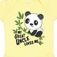 thumbnail image 4 of Inktastic My Great Uncle Loves Me Cute Panda Boys or Girls Baby Bodysuit, 4 of 5