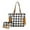 Yellow, variant on MKF Collection Yale Women Tote Bag with Wallet Checkered Handbag Purse by Mia K - Olive