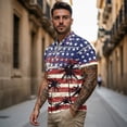 thumbnail image 3 of Jeiento American Flag Matching Couple Golf Shirts Trendy Sleeveless Golf Tank Tops Hawaiian Palm Tree Athletic Golf Wear Quick Dry Couple's Golf Apparel, Men's L, 3 of 6
