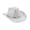 White, variant on choiix Womens Western Sequin Trim Cowboy Hat Wide Brim Sparkly Costume Cowboy Hat Party Dress‑up Hat Prop for Cosplay Stage Performance Holiday Gathering