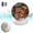 White, variant on 3D Crystal Sphere Video Player, 3.15" Bluetooth Memory Photo Display & Music Speaker, Digital Clock Keepsake for Anniversary Graduation Father's Day Gift
