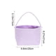 thumbnail image 2 of Bolsa de cesta de conejito de Pascua para niños | Regalo para la búsqueda de huevos de Pascua y Navidad | Bolsa de lona con asa resistente | Amarillo, morado, rosa, azul y verde, 2 of 6