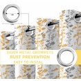 thumbnail image 6 of Yellow Grey Botanical Blackout Curtains for Bedroom/Living Room, Thermal Insulated Kitchen Curtains, Spring Floral Summer Farmhouse Grommet Darkening Window Treatment Drapes 42"x84"x2, 6 of 8