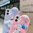 thumbnail image 3 of Sanrio Cartoon Doll Cinnamoroll My Melody Cell Phone Case For IPhone 12 12Pro 12ProMax 11 Pro Max X XS XR 8 7 Plus Soft Covers, 3 of 7