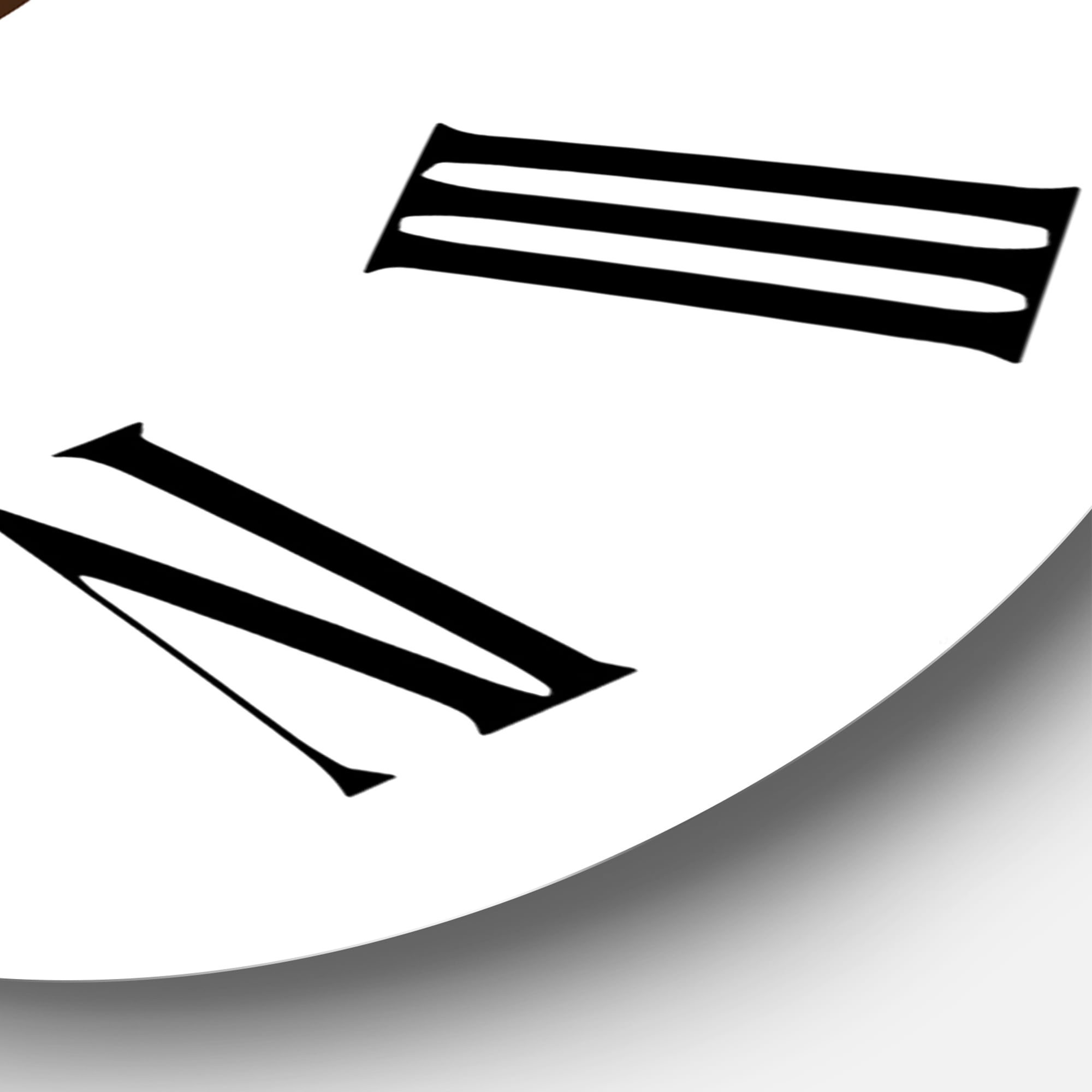 Designart 1 in Quartz Modern/Contemporary Wall Clock