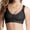 Z-646BK, variant on ZHOGXU Womens Bra Front Close Solid Color Wireless Seamless Push Up Breathable Comfortable Soft Bralette For Everday Wear