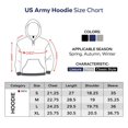 thumbnail image 3 of US Army Hoodie Unisex Eversoft Fleece Pullover Midweight Hooded Sweatshirt Military Design Medium Size Black, 3 of 7