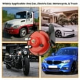 Car Horn, 12V 300DB Super Loud Horns, Waterproof Dual Truck Horns