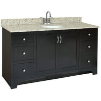 Bathroom Vanities With Tops Product Image Design House 541433 Ventura 2 Door 4 Drawer Vanity Cabinet 60 Espresso