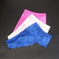 thumbnail image 3 of Ropa interior sexy de talla grande para mujer, tentación sexy, entrepierna abierta, talla grande, cintura baja, encaje, coqueteo, triángulo, 3 of 6