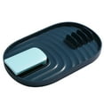 thumbnail image 2 of NUZYZ Household Plastic Cooking Spatula Pot Cover Storage Shelf Rack Kitchen Tool Navy Blue, 2 of 7