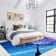 thumbnail image 3 of Sports Badminton Area Rugs, Athletic Theme Carpet, Washable Non Slip Low Pile Soft Rug for Bedroom Living Room Decor Mat 5ftx8ft, 3 of 8