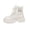 Beige, variant on Ankle Boots for Women Winter Warm Low Heel Ankle Round Toe Boots, Anti Slip Desert Hiking Boots, Lace-Up Comfortable Casual Boots