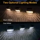 thumbnail image 3 of Advancent 4 Uds. Lámpara de pared con luz Solar LED, lámparas para escaleras, escalones, luces de valla, decoración navideña, Control, Type2 NO2, 3 of 6