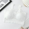 thumbnail image 2 of fatyb Women's Floral Lace Wireless Bras Full Coverage Everyday Bras Smooth Back Padded Bras for Women, 2 of 5