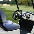 thumbnail image 6 of Pzuqiu Purple Butterfly Pattern Golf Cart Seat Covers and Backrest Cover Breathable, Easy to Install Golf Cart Accessories Fit for Ezgo, 6 of 10