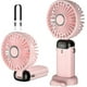 thumbnail image 1 of Handheld Fan Mini Portable Fan Usb Rechargeable Small Pocket Fan 5 Speeds With Lanyard And Base Built-in 4000mah Battery Usb Desk Fan Foldable For, 1 of 5