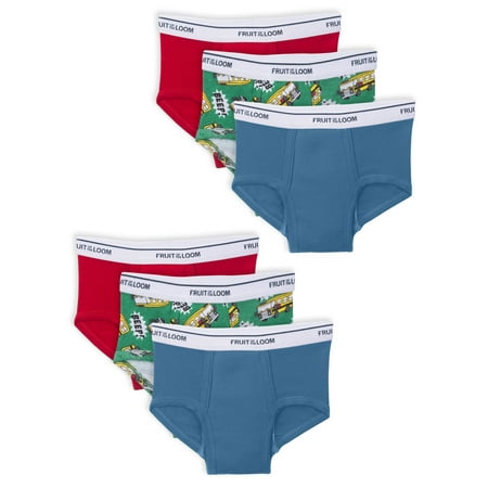 Fruit of the Loom Assorted Potty Training Pants, 6 Pack (Toddler