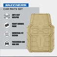 thumbnail image 5 of Skechers Hyper Pillar Car Floor Mat - All-Weather, Universal Fit for Most Cars Beige - 24PM16, 5 of 10
