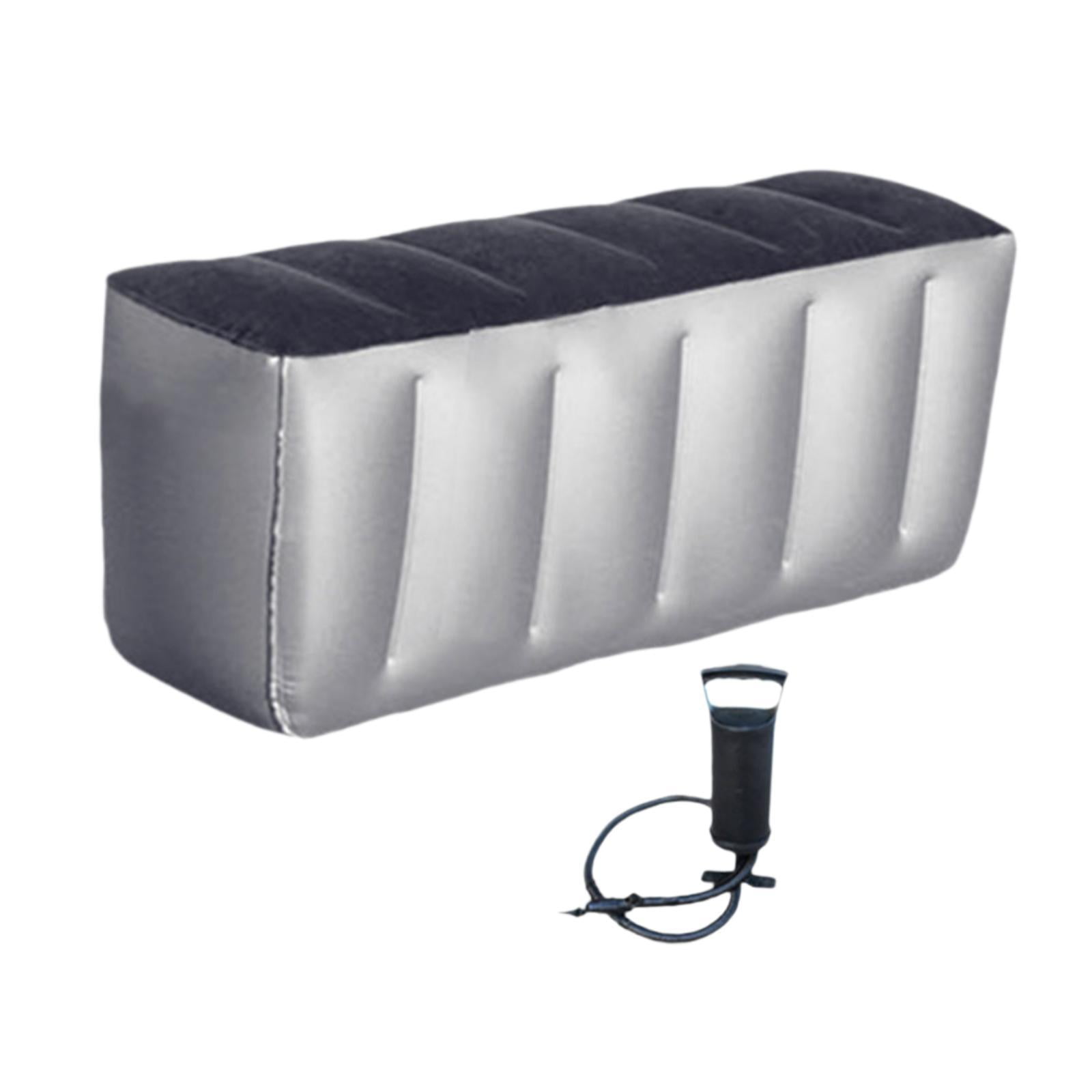 amagogo Car Back Seat Bed Inflatable Mattress Air Sleeping Pad Flocking Cushion Portable Gap Pad with Pump Suitable for Road Travel Family Camping Outdoor Use B