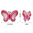 thumbnail image 2 of Hilanderos de Viento de Mariposa, Adornos Colgantes, Atrapavientos Disuasorio de PáJaros, CarillóN de Viento Giratorio, DecoracióN para el Hogar y el JardíN C, 2 of 5
