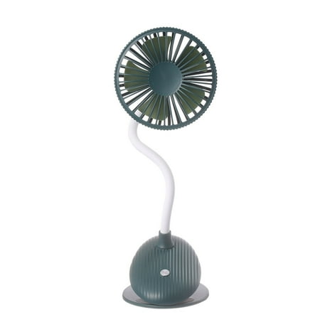 

Desk Quiet Cooling Clip On Fan High Elastic Stable Splint Compact Size for Home Outing Outdoor Activity Green